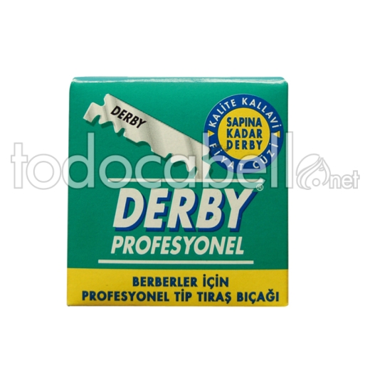 Eurostil Caja 100 Medias Hojas Deshechables Derby Professional