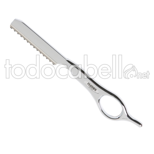 Eurostil Navaja Feather Short Silver Styling Razor