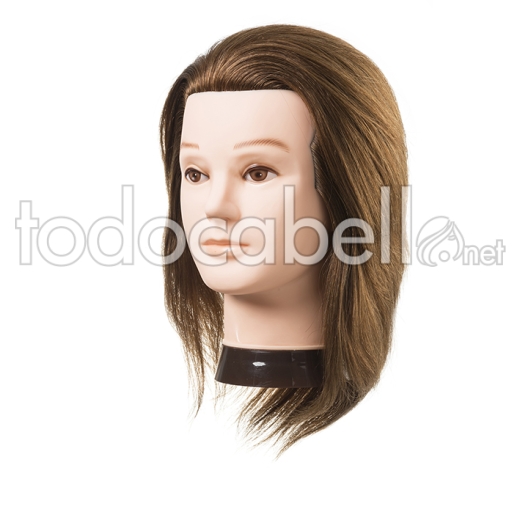 Eurostil Cabeza Joe Cabello Natural 15-18Cm.