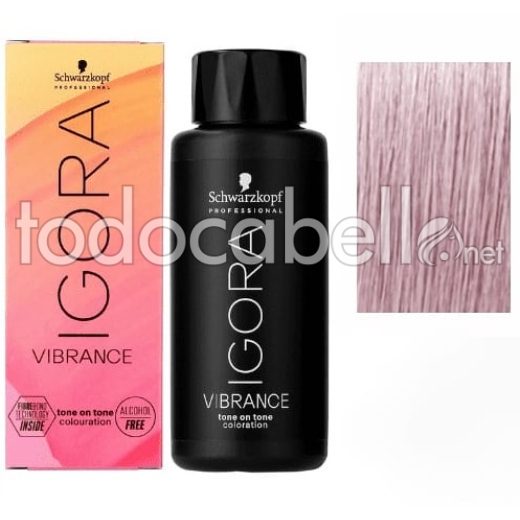 Schwarzkopf Tinte Demipermanente Igora Vibrance 10-19 Matizador Suave Ceniza Violeta 60ml