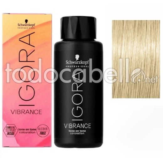 Schwarzkopf Tinte Demipermanente Igora Vibrance 10-5 Matizador Suave Dorado 60ml