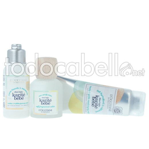 L´occitane Karité Bébé Lote 3 Pz