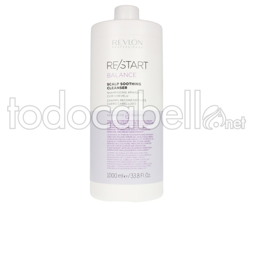 Re-start Cleanser Balance Revlon Soothing Shampoo 1000 Ml