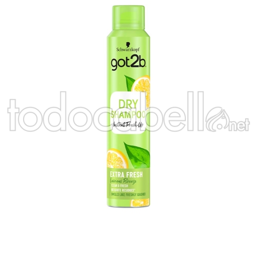 Schwarzkopf Got2b Dry Shampoo Extra Clean & Fresh 200 Ml