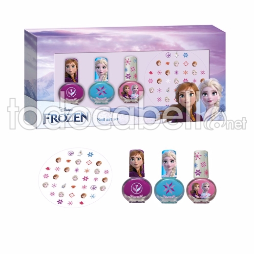 Frozen Frozen Set Uñas Lote 4 Pz