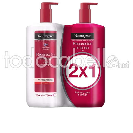 Neutrogena Reparación Intensa Loción Piel Muy Seca Lote 2 Pz