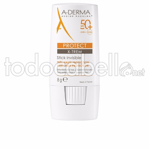 A-derma Protect X-trem Stick Solar Invisible Spf50+ 8 Gr