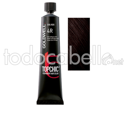 Goldwell Topchic Permanent Hair Color #4r 60 Ml