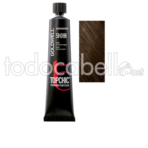 Goldwell Topchic Permanent Hair Color #5b@bk 60 Ml