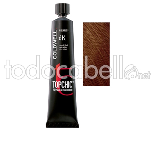 Goldwell Topchic Permanent Hair Color #6k 60 Ml