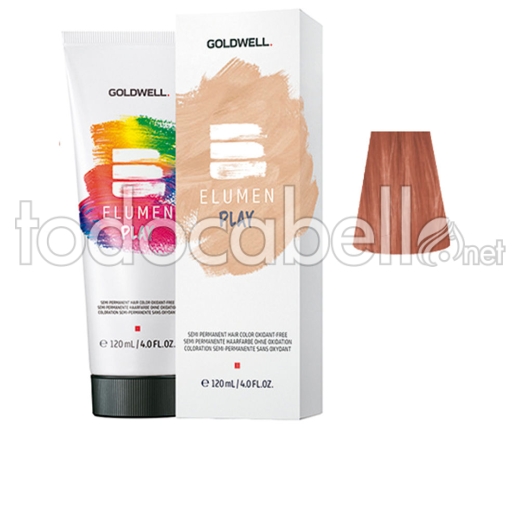 Goldwell Elumen Play Semi Permanent Hair Color Oxidant-free #coral 120 Ml