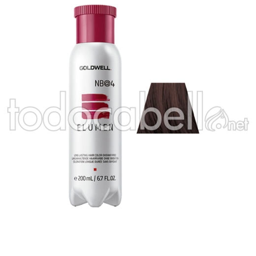 Goldwell Elumen Long Lasting Hair Color Oxidant Free #nb@4 200 Ml