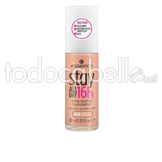 Essence Stay All Day 16h Long-lasting Maquillaje ref 40-soft Almond 30 Ml