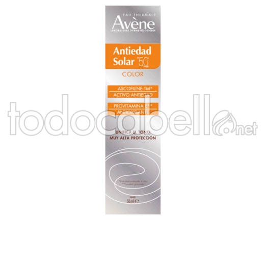 Avene Solar Antiedad Con Color Spf50+ 50 Ml