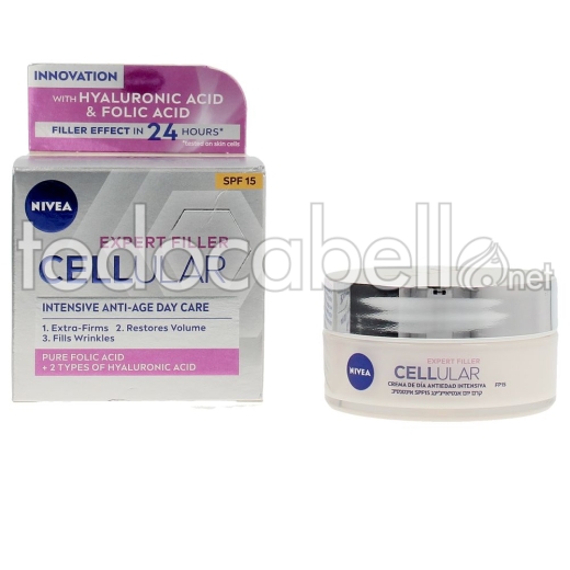 Nivea Cellular Filler Hialurónico & Fólico Crema Día Spf15 50 Ml