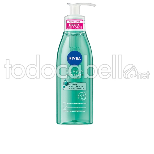 Nivea Derma ácido Salicílico & Niacinamida Gel Limpiador 150 Ml