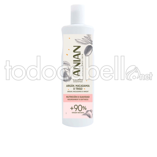 Anian Nutrición & Suavidad Champú Argán 400 Ml