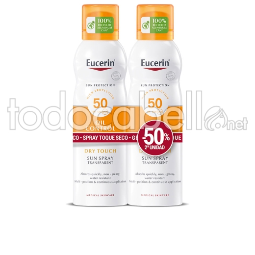 Eucerin Sensitive Protect Sun Spray Sp50+ Promo 2 X 200 Ml