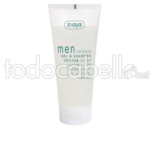 Ziaja Men Gel De Ducha Y Champú Vetiver 200 Ml