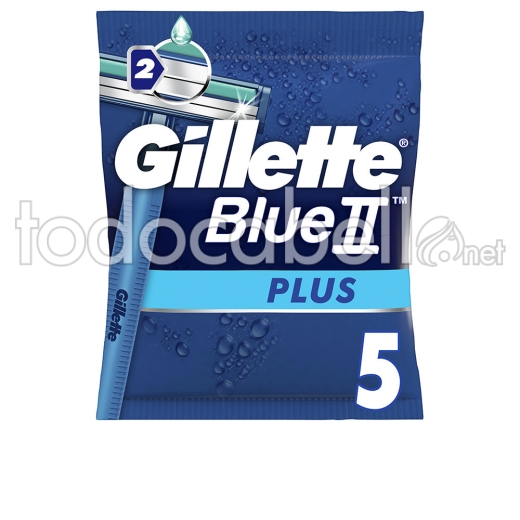 Gillette Blue Ii Plus Cuchilla Afeitar Desechables 5 U