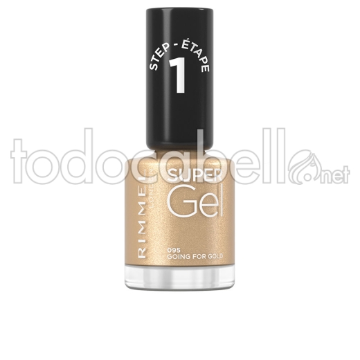 Rimmel London Super Gel Nail Polish ref 95-going Fpr Gold 12 Ml