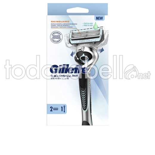 Gillette Skinguard Sensitive Máquina + 2 Recambios