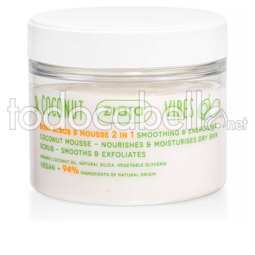 Ziaja Coconut & Orange Vibes Exfoliante Corporal Y Mousse 2 En 1 270 Ml