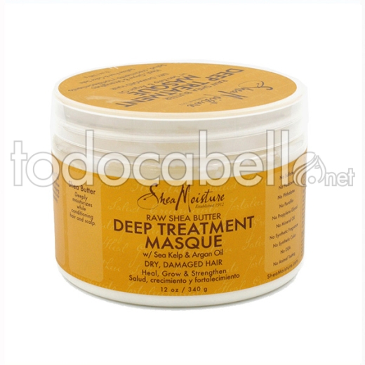 Shea Moisture Raw Shea Butter Mascarilla Deep Tratamiento 340 Gr