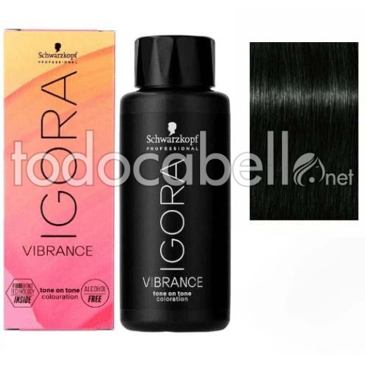 Schwarzkopf Tinte Demipermanente Igora Vibrance 4-13 Castaño Medio Ceniza Mate 60ml