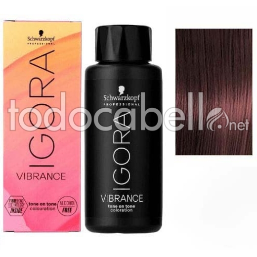 Schwarzkopf Tinte Demipermanente Igora Vibrance 5-57 castaño claro dorado cobrizo 60ml