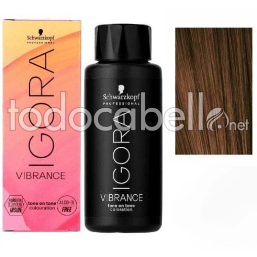 Schwarzkopf Tinte Demipermanente Igora Vibrance 5-65 castaño claro marrón dorado  60ml