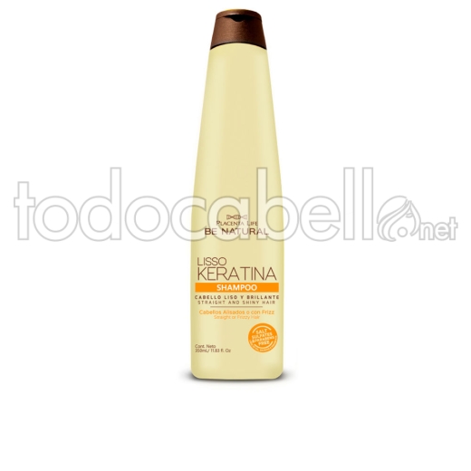 Be Natural Lisso Keratina Champú 350ml