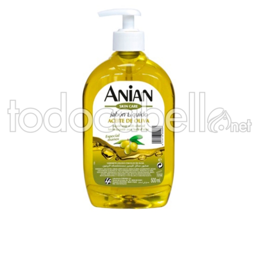 Anian Oliva Jabon Manos Liquido Dosificador 500 Ml