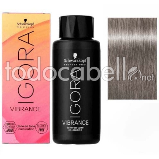 Schwarzkopf Tinte Demipermanente Igora Vibrance 8-11 Rubio Claro Ceniza Intenso 60 ml