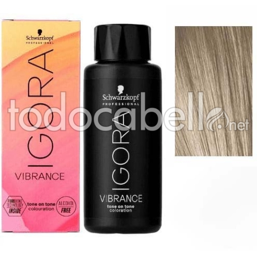 Schwarzkopf Tinte Demipermanente Igora Vibrance 9-12 Rubio Muy Claro Natural Ceniza Humo 60ml