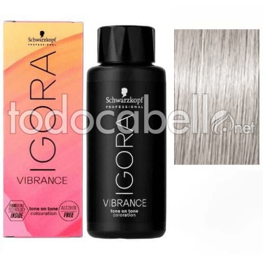 Schwarzkopf Tinte Demipermanente Igora Vibrance 9,5-11 Matizador Ceniza Intenso 60ml