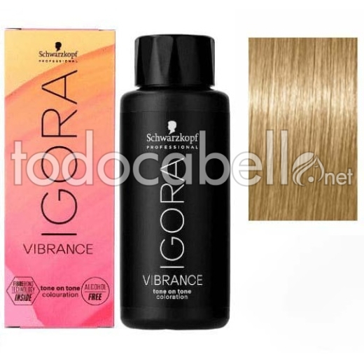 Schwarzkopf Tinte Demipermanente Igora Vibrance 9-57 Rubio Muy Claro Dorado Cobrizo 60 ml