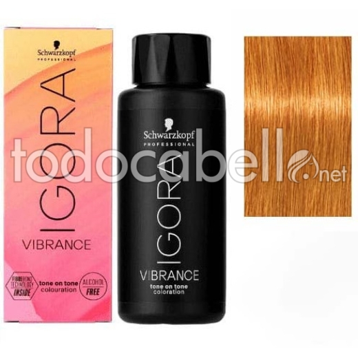 Schwarzkopf Tinte Demipermanente Igora Vibrance 9-7 Rubio Muy Claro Cobrizo 60 ml