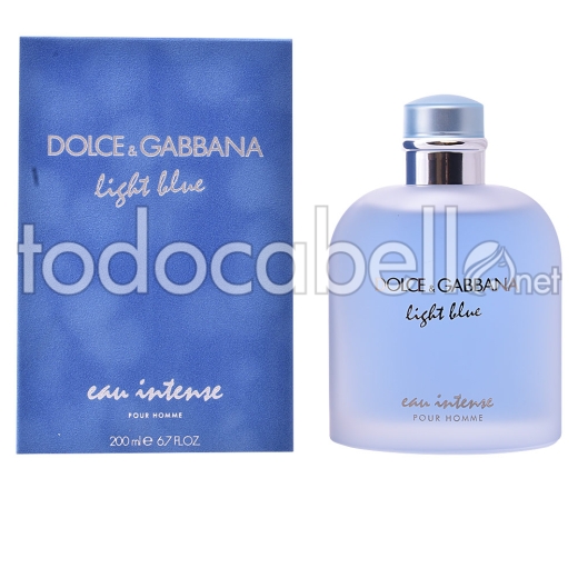 Dolce & Gabbana Light Blue Eau Intense Pour Homme Edp Vaporizador 200 Ml