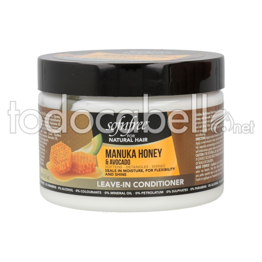 Sofn Free Natural Hair Manuka Honey Avocado Leave In Acondicionador 325 Ml