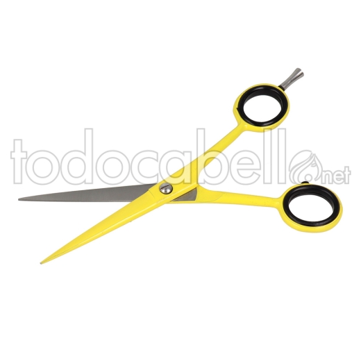 Zenish Tijera Professional Amarillo Neon 6"