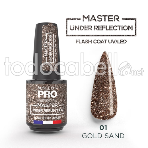 Mollon Pro Master Under Reflection Color 01 Gold Sand 12ml