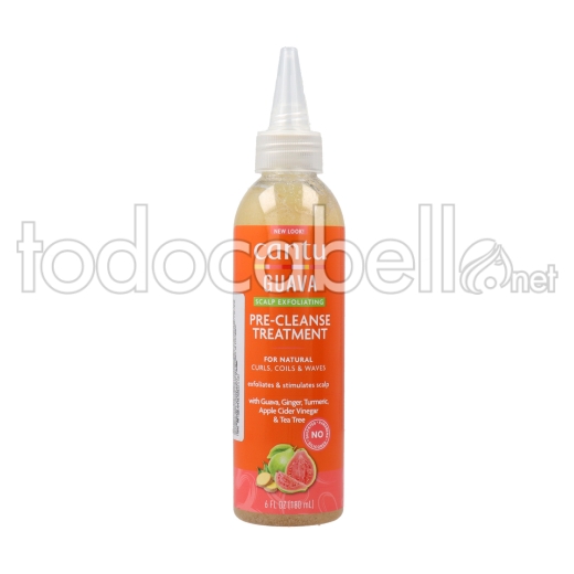 Cantu Guava Ginger Scalp Exfoliating Pre Cleanse Tratamiento 180ml