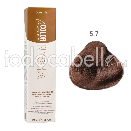 Saga Nysha Color Premium  Color 5.7 100 Ml