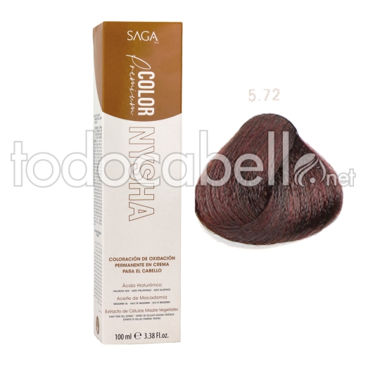 Saga Nysha Color Premium  Color 5.72 100 Ml