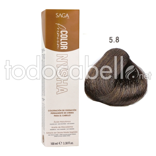 Saga Nysha Color Premium  Color 5.8 100 Ml