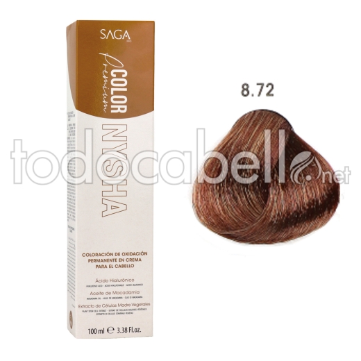 Saga Nysha Color Premium  Color 8.72 100 Ml