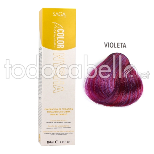 Saga Nysha Color Premium  Color Booster Violet 100 Ml