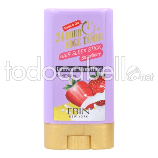 Ebin New York 24hr Edge Sleek Strawberry Cera 15Gr