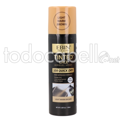 Ebin New York Quick Tinted Lace Spray Light Warm Brown 100Ml